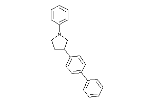1-phenyl-3-(4-phenylphenyl)pyrrolidine