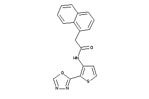 2-(1-naphthyl)-N-[2-(1,3,4-oxadiazol-2-yl)-3-thienyl]acetamide