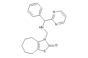 3-[[[phenyl(2-pyrimidyl)methyl]amino]methyl]-5,6,7,8-tetrahydro-4H-cyclohepta[d]thiazol-2-one
