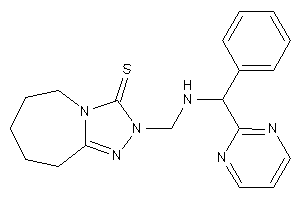 Image of 2-[[[phenyl(2-pyrimidyl)methyl]amino]methyl]-6,7,8,9-tetrahydro-5H-[1,2,4]triazolo[4,3-a]azepine-3-thione