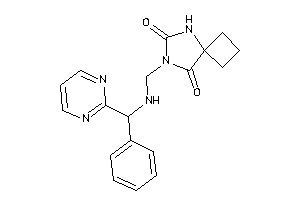 Image of 7-[[[phenyl(2-pyrimidyl)methyl]amino]methyl]-5,7-diazaspiro[3.4]octane-6,8-quinone