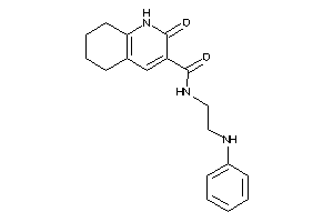 N-(2-anilinoethyl)-2-keto-5,6,7,8-tetrahydro-1H-quinoline-3-carboxamide