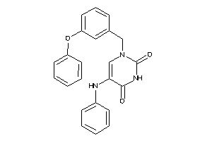 5-anilino-1-(3-phenoxybenzyl)pyrimidine-2,4-quinone