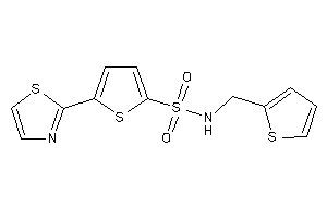 Image of N-(2-thenyl)-5-thiazol-2-yl-thiophene-2-sulfonamide