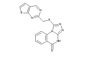 1-(thieno[2,3-d]pyrimidin-2-ylmethylthio)-4H-[1,2,4]triazolo[4,3-a]quinazolin-5-one