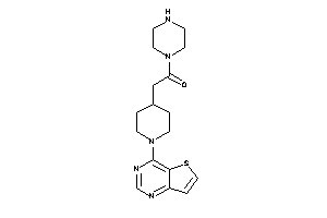 1-piperazino-2-(1-thieno[3,2-d]pyrimidin-4-yl-4-piperidyl)ethanone