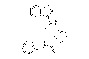 N-[3-(benzylcarbamoyl)phenyl]-1,2-benzothiazole-3-carboxamide