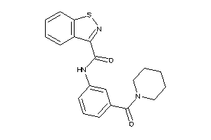 Image of N-[3-(piperidine-1-carbonyl)phenyl]-1,2-benzothiazole-3-carboxamide