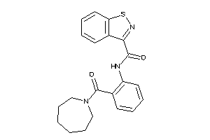 Image of N-[2-(azepane-1-carbonyl)phenyl]-1,2-benzothiazole-3-carboxamide