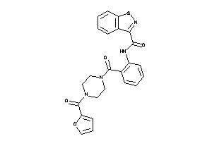 Image of N-[2-[4-(2-furoyl)piperazine-1-carbonyl]phenyl]-1,2-benzothiazole-3-carboxamide