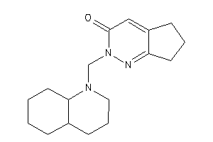 Image of 2-(3,4,4a,5,6,7,8,8a-octahydro-2H-quinolin-1-ylmethyl)-6,7-dihydro-5H-cyclopenta[c]pyridazin-3-one
