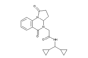 N-(dicyclopropylmethyl)-2-(1,5-diketo-3,3a-dihydro-2H-pyrrolo[1,2-a]quinazolin-4-yl)acetamide