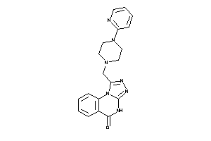 Image of 1-[[4-(2-pyridyl)piperazino]methyl]-4H-[1,2,4]triazolo[4,3-a]quinazolin-5-one