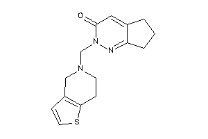 2-(6,7-dihydro-4H-thieno[3,2-c]pyridin-5-ylmethyl)-6,7-dihydro-5H-cyclopenta[c]pyridazin-3-one