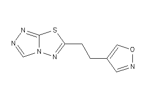 Image of 4-[2-([1,2,4]triazolo[3,4-b][1,3,4]thiadiazol-6-yl)ethyl]isoxazole