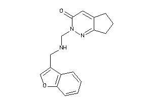 2-[(benzofuran-3-ylmethylamino)methyl]-6,7-dihydro-5H-cyclopenta[c]pyridazin-3-one