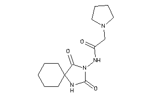 N-(2,4-diketo-1,3-diazaspiro[4.5]decan-3-yl)-2-pyrrolidino-acetamide