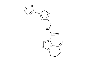 Image of N-[[5-(2-furyl)-1,2,4-oxadiazol-3-yl]methyl]-4-keto-6,7-dihydro-5H-benzofuran-3-carboxamide