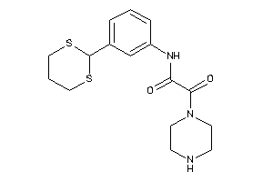 N-[3-(1,3-dithian-2-yl)phenyl]-2-keto-2-piperazino-acetamide