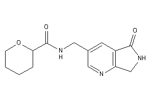 Image of N-[(5-keto-6,7-dihydropyrrolo[3,4-b]pyridin-3-yl)methyl]tetrahydropyran-2-carboxamide