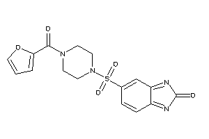 Image of 5-[4-(2-furoyl)piperazino]sulfonylbenzimidazol-2-one