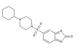 5-(4-cyclohexylpiperazino)sulfonylbenzimidazol-2-one