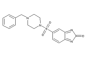 Image of 5-(4-benzylpiperazino)sulfonylbenzimidazol-2-one