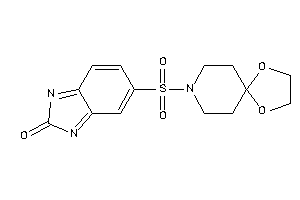 Image of 5-(1,4-dioxa-8-azaspiro[4.5]decan-8-ylsulfonyl)benzimidazol-2-one