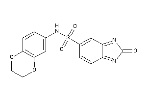 N-(2,3-dihydro-1,4-benzodioxin-6-yl)-2-keto-benzimidazole-5-sulfonamide
