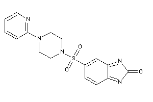5-[4-(2-pyridyl)piperazino]sulfonylbenzimidazol-2-one
