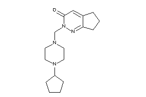 Image of 2-[(4-cyclopentylpiperazino)methyl]-6,7-dihydro-5H-cyclopenta[c]pyridazin-3-one