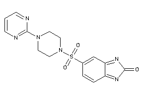 5-[4-(2-pyrimidyl)piperazino]sulfonylbenzimidazol-2-one