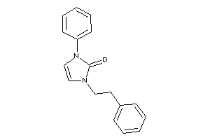 1-phenethyl-3-phenyl-4-imidazolin-2-one