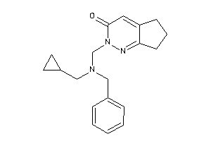 2-[[benzyl(cyclopropylmethyl)amino]methyl]-6,7-dihydro-5H-cyclopenta[c]pyridazin-3-one