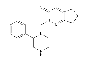 Image of 2-[(2-phenylpiperazino)methyl]-6,7-dihydro-5H-cyclopenta[c]pyridazin-3-one