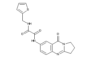 Image of N'-(9-keto-2,3-dihydro-1H-pyrrolo[2,1-b]quinazolin-7-yl)-N-(2-thenyl)oxamide