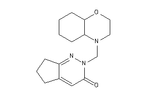 2-(2,3,4a,5,6,7,8,8a-octahydrobenzo[b][1,4]oxazin-4-ylmethyl)-6,7-dihydro-5H-cyclopenta[c]pyridazin-3-one