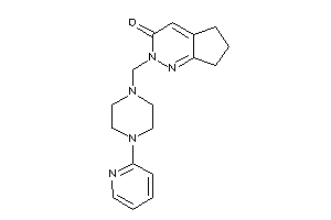 2-[[4-(2-pyridyl)piperazino]methyl]-6,7-dihydro-5H-cyclopenta[c]pyridazin-3-one