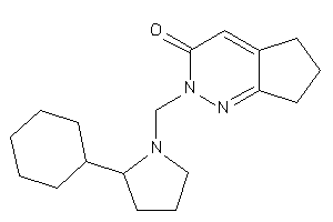 2-[(2-cyclohexylpyrrolidino)methyl]-6,7-dihydro-5H-cyclopenta[c]pyridazin-3-one