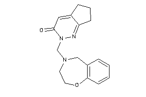 2-(3,5-dihydro-2H-1,4-benzoxazepin-4-ylmethyl)-6,7-dihydro-5H-cyclopenta[c]pyridazin-3-one