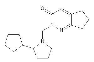 2-[(2-cyclopentylpyrrolidino)methyl]-6,7-dihydro-5H-cyclopenta[c]pyridazin-3-one