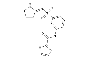Image of N-[3-(pyrrolidin-2-ylideneamino)sulfonylphenyl]thiophene-2-carboxamide
