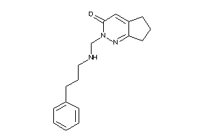 2-[(3-phenylpropylamino)methyl]-6,7-dihydro-5H-cyclopenta[c]pyridazin-3-one