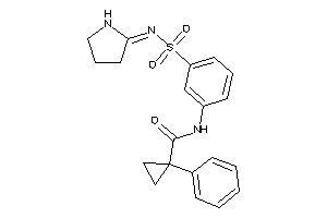 Image of 1-phenyl-N-[3-(pyrrolidin-2-ylideneamino)sulfonylphenyl]cyclopropanecarboxamide