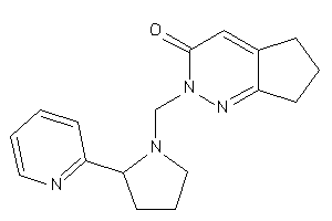 Image of 2-[[2-(2-pyridyl)pyrrolidino]methyl]-6,7-dihydro-5H-cyclopenta[c]pyridazin-3-one