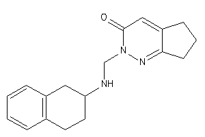 2-[(tetralin-2-ylamino)methyl]-6,7-dihydro-5H-cyclopenta[c]pyridazin-3-one
