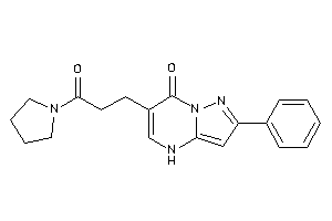 6-(3-keto-3-pyrrolidino-propyl)-2-phenyl-4H-pyrazolo[1,5-a]pyrimidin-7-one