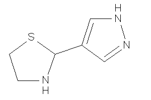 2-(1H-pyrazol-4-yl)thiazolidine