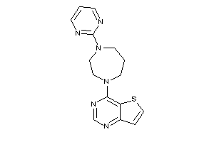 Image of 4-[4-(2-pyrimidyl)-1,4-diazepan-1-yl]thieno[3,2-d]pyrimidine