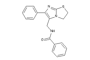 N-[(6-phenyl-2,3-dihydroimidazo[2,1-b]thiazol-5-yl)methyl]benzamide